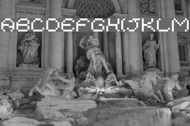 Nineteen Ninety Six Font examples