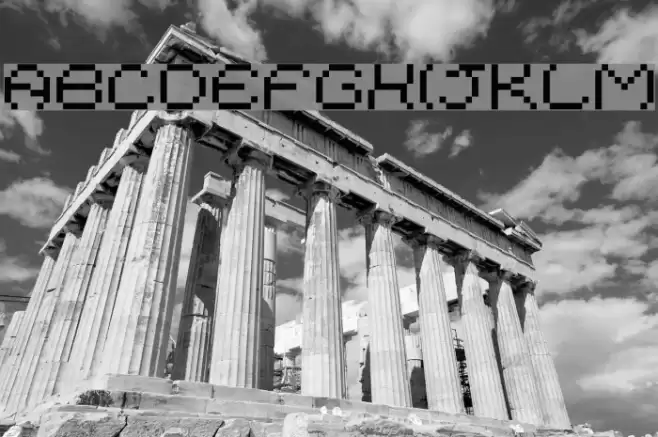 Nineteen Ninety Six Font examples