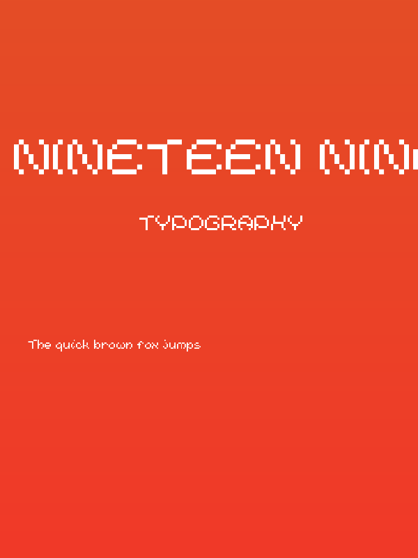 Nineteen Ninety Six Poster