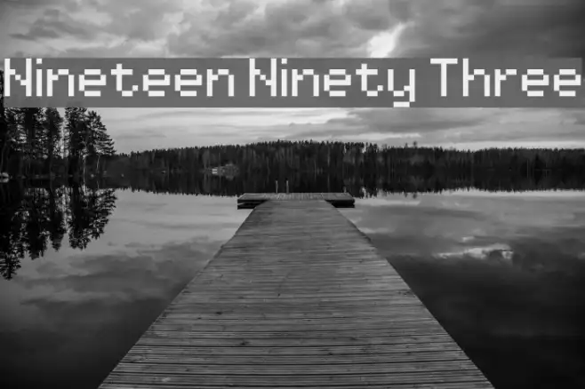 Nineteen Ninety Three Example 1