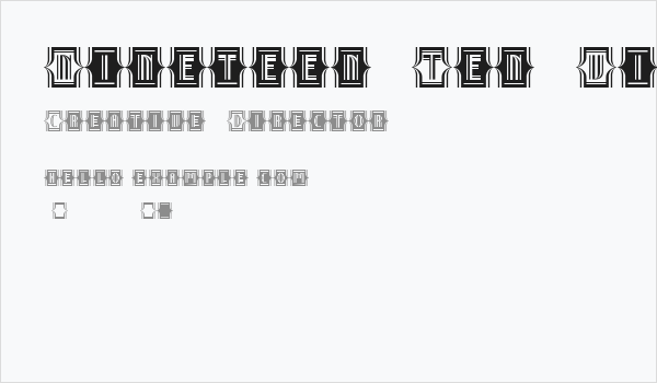 Nineteen Ten Vienna - Extras Business Card