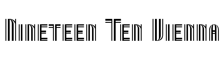 Nineteen Ten Vienna Fonte