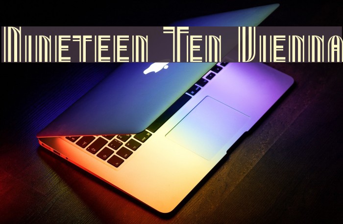 Nineteen Ten Vienna フォント examples