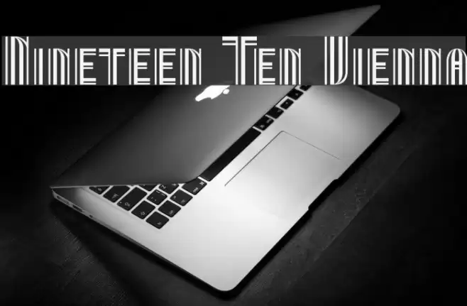 Nineteen Ten Vienna フォント examples