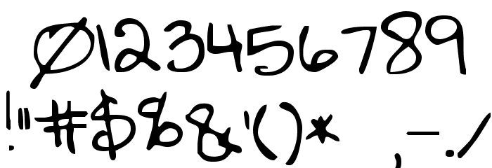 Nineteen Font OTHER CHARS