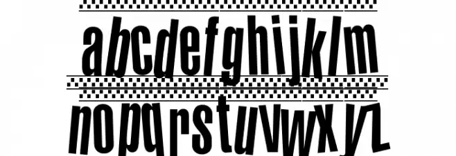 NineteenEightyPortable-Regular Font LOWERCASE