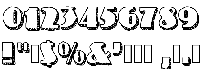 NineteenOhFive Font OTHER CHARS