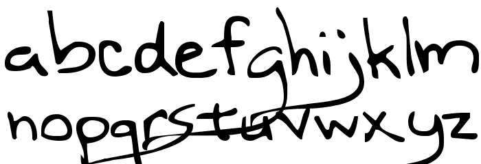 Nineteen Font LOWERCASE