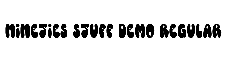 Nineties Stuff DEMO Regular Polices