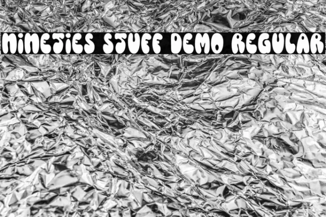 Nineties Stuff DEMO Regular Font examples