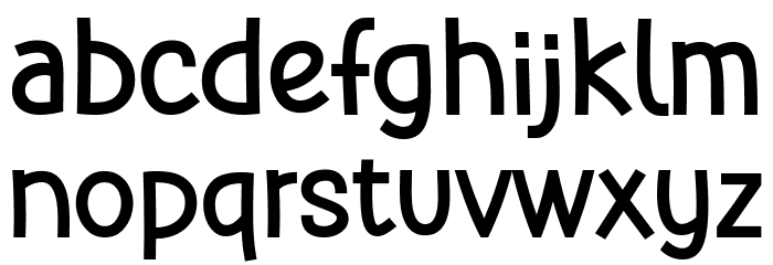 Ningst Lovely Teacher Font LOWERCASE