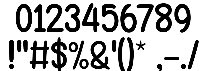 Ningst Only Peace Font OTHER CHARS
