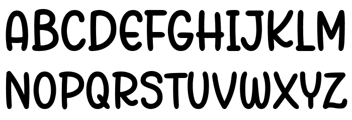 Ningst Only Peace Font UPPERCASE