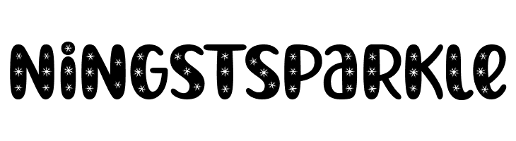 Ningst Sparkle  les polices de caractères gratuit tlcharger