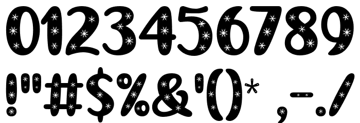Ningst Sparkle Font OTHER CHARS