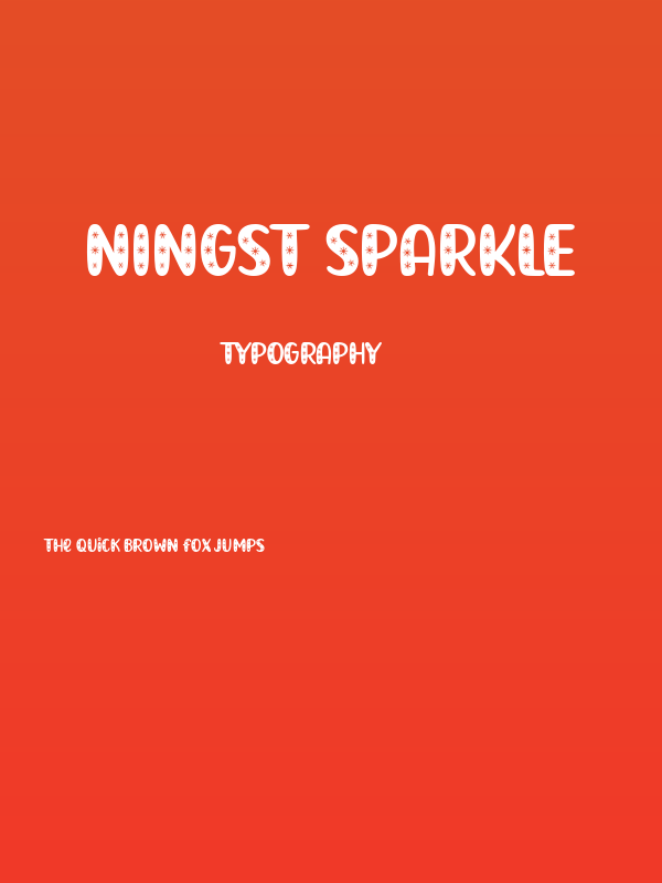 Ningst Sparkle Poster
