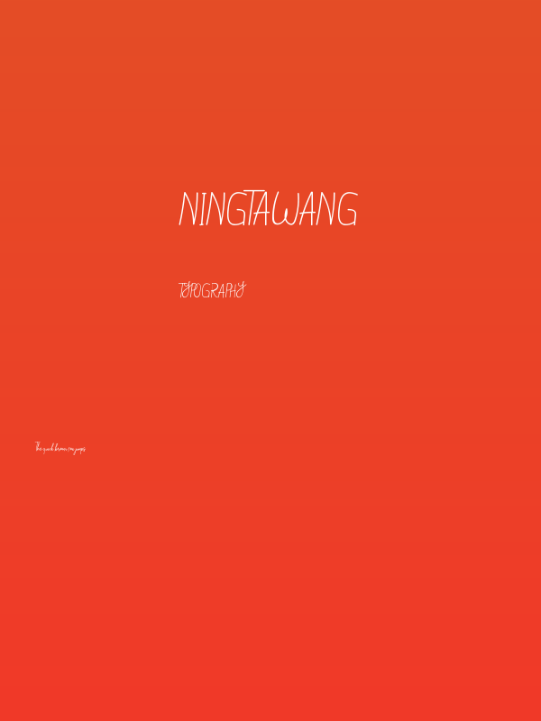 Ningtawang Poster