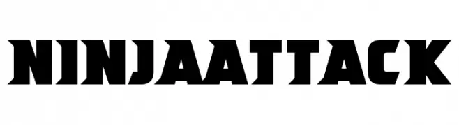 Ninja Attack  Frei Schriftart Herunterladen