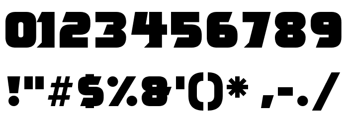 Ninja Attack Font OTHER CHARS