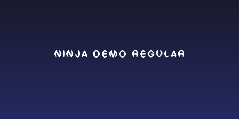 Ninja Demo Regular Social Header