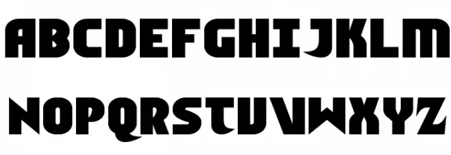 Ninja Garden Condensed Polices MAJUSCULES