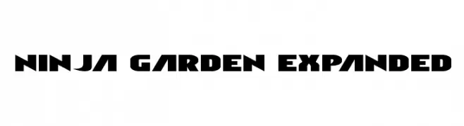 Ninja Garden Expanded  Frei Schriftart Herunterladen