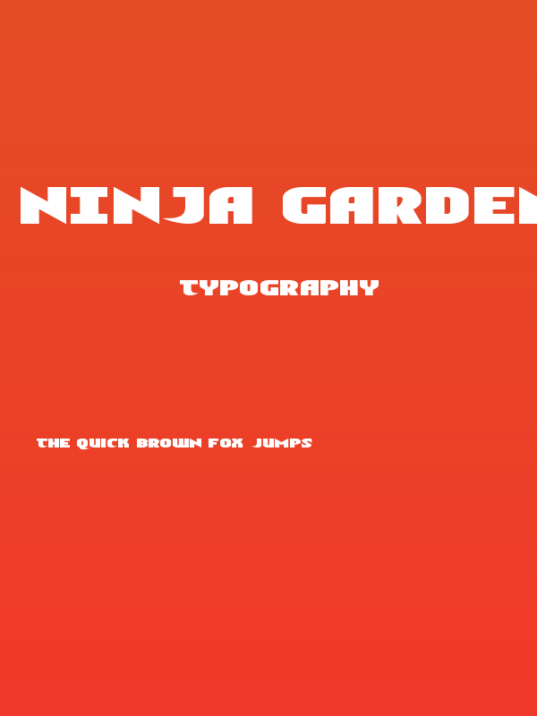 Ninja Garden Expanded Poster