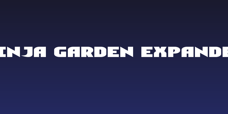 Ninja Garden Expanded Social Header