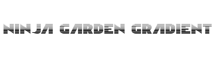 Ninja Garden Gradient  Fuentes Gratis Descargar
