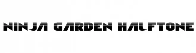 Ninja Garden Halftone  नि: शुल्क फ़ॉन्ट्स डाउनलोड