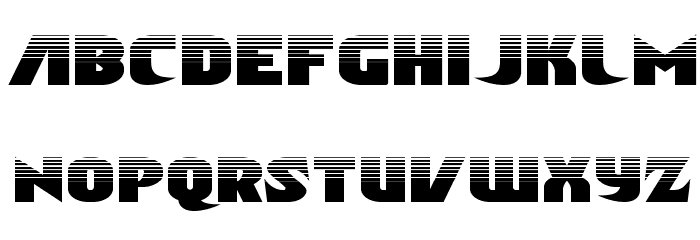 Ninja Garden Halftone Font LOWERCASE