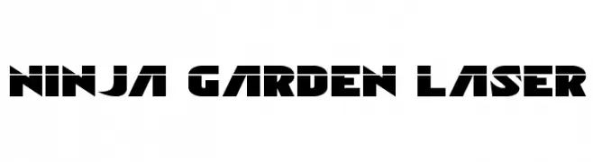 Ninja Garden Laser  नि: शुल्क फ़ॉन्ट्स डाउनलोड