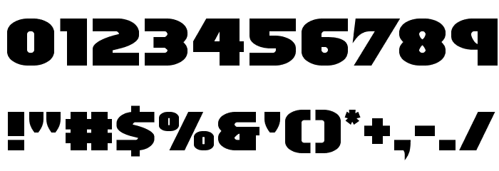 Ninja Garden Font OTHER CHARS