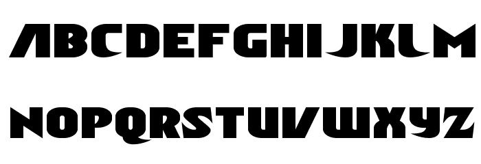 Ninja Garden Font LOWERCASE