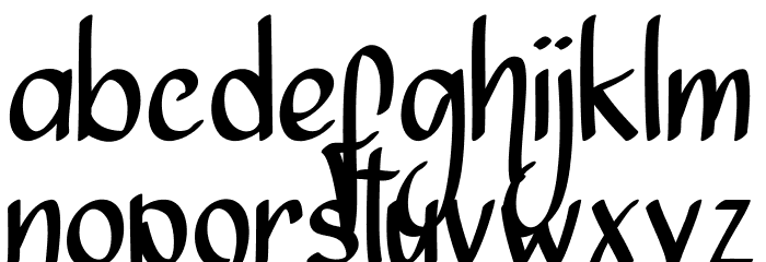 Ninja Julietta Font LOWERCASE