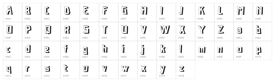 Ninja Justice Regular Character Map