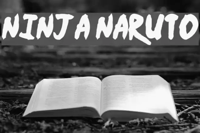 Ninja Naruto Font examples