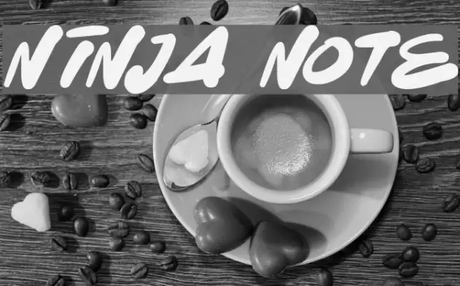 Ninja Note Font examples