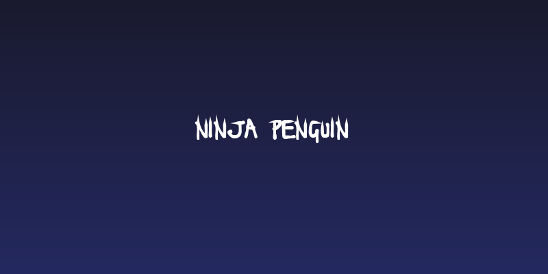 Ninja Penguin Social Header