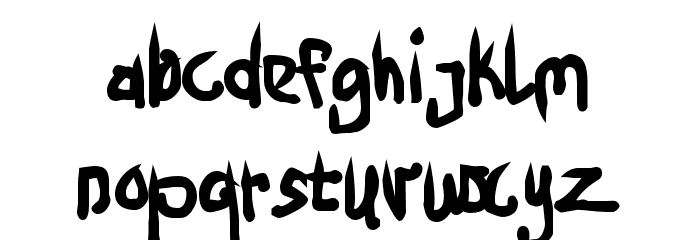 Ninja Penguin Font LOWERCASE