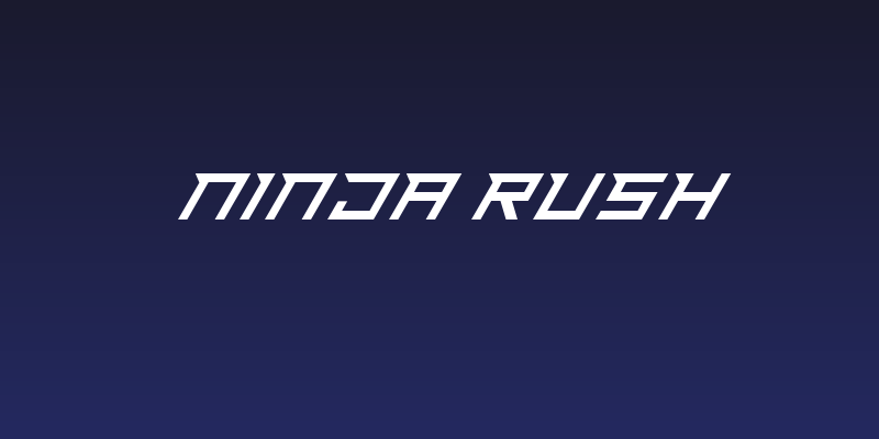 Ninja Rush Social Header