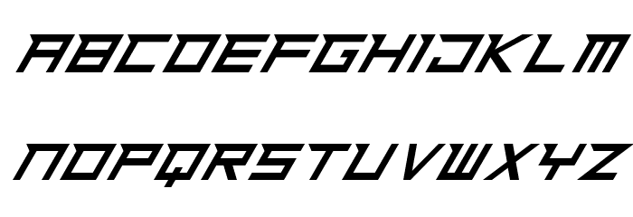 Ninja Rush Font LOWERCASE