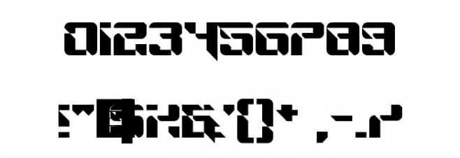 Ninja Thing Regular Font OTHER CHARS