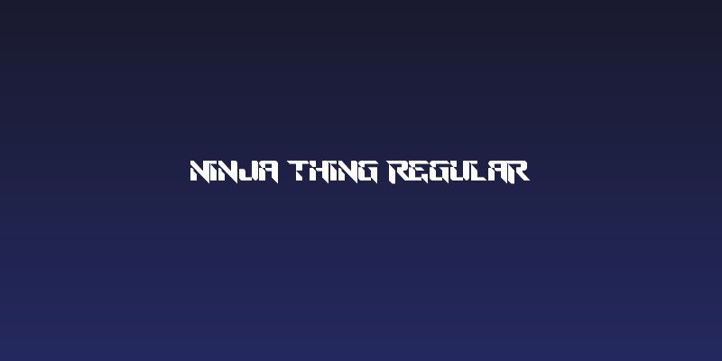 Ninja Thing Regular Social Header