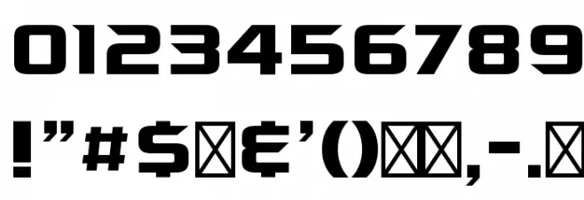 Ninja Turtles Font OTHER CHARS