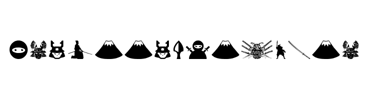 Ninja and Samurai  Free Fonts Download