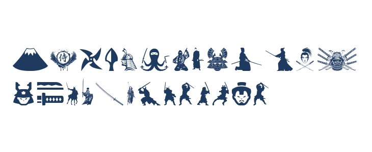 Ninja and Samurai Lowercase