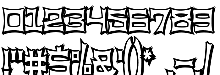 NinjaLine Font OTHER CHARS