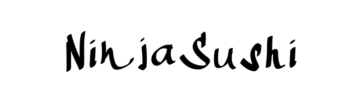 NinjaSushi  नि: शुल्क फ़ॉन्ट्स डाउनलोड