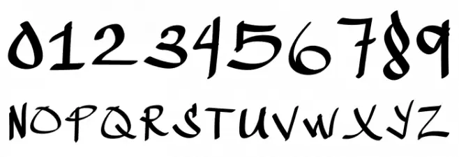 NinjaSushi Font OTHER CHARS